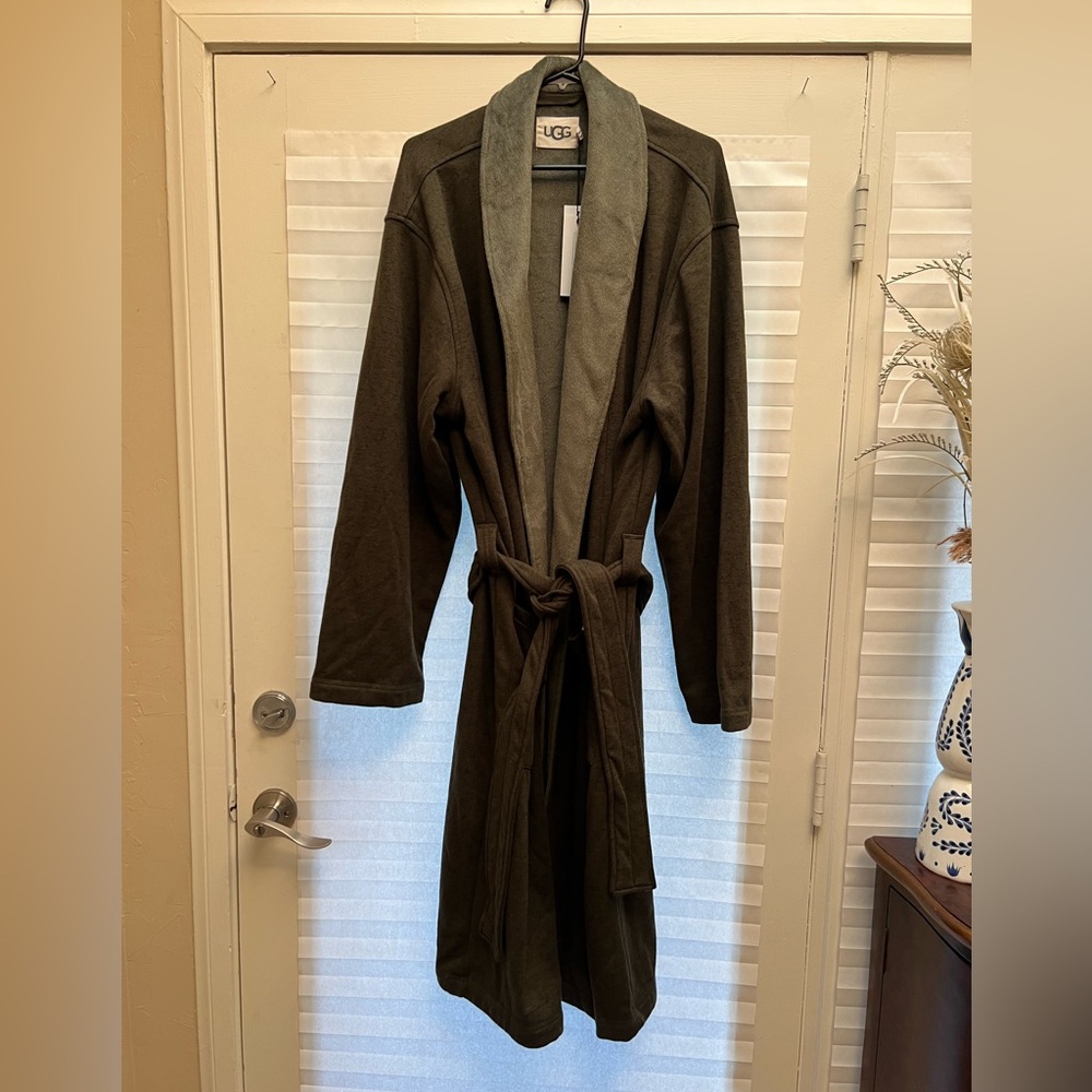 UGG Forest Green Belted Robe for Men